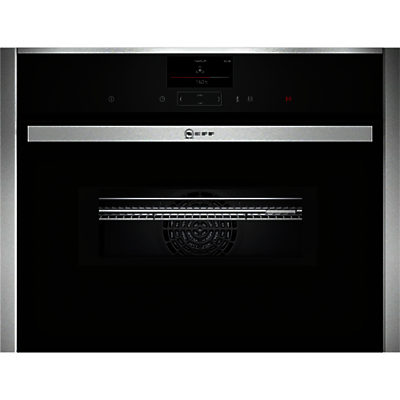 Neff C17MS32N0B Single Electric Oven with Microwave, Stainless Steel